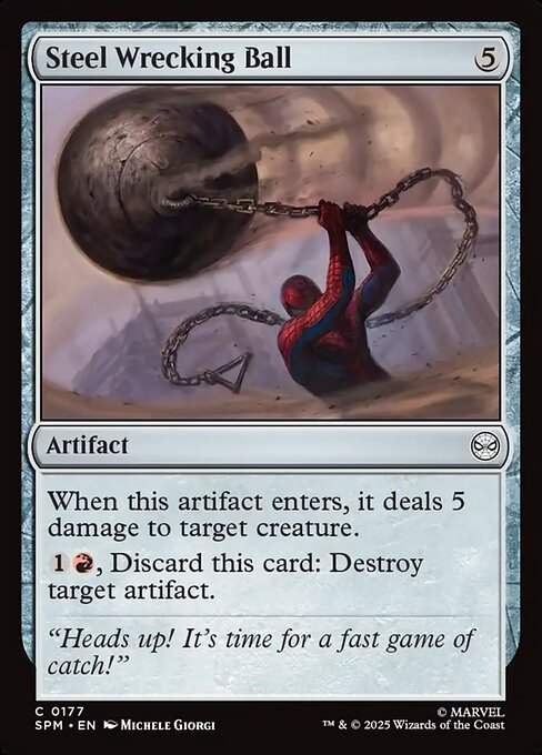Steel Wrecking Ball — NM Foil [Marvel's Spider-Man]