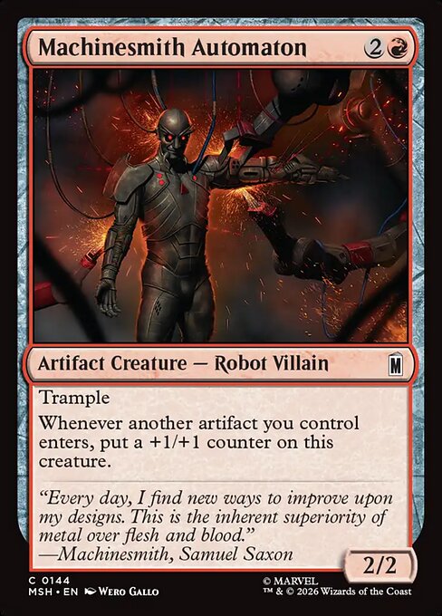 Machinesmith Automaton — NM Foil [Marvel Super Heroes]