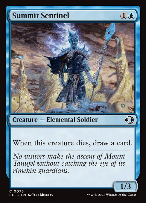 Summit Sentinel — NM Foil [Lorwyn Eclipsed #73]