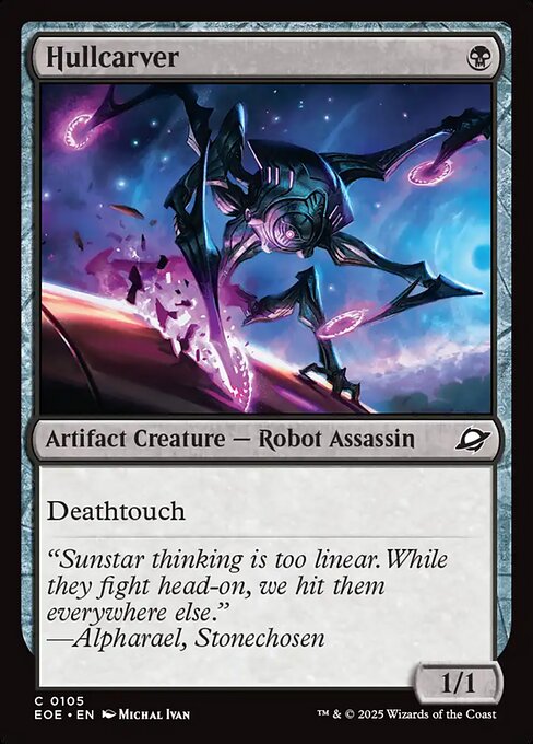 Hullcarver — NM Foil [Edge of Eternities]