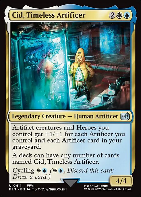 Cid, Timeless Artificer — NM [Final Fantasy]