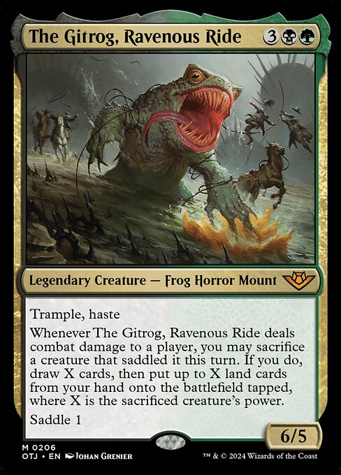 The Gitrog, Ravenous Ride — NM [Outlaws of Thunder Junction]