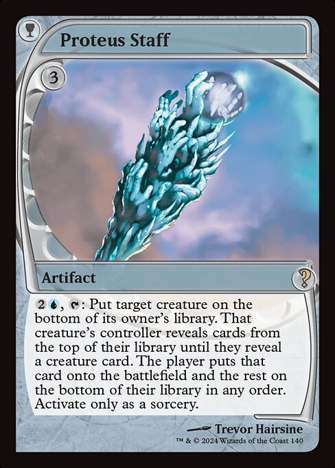 Proteus Staff — NM [Mystery Booster 2]
