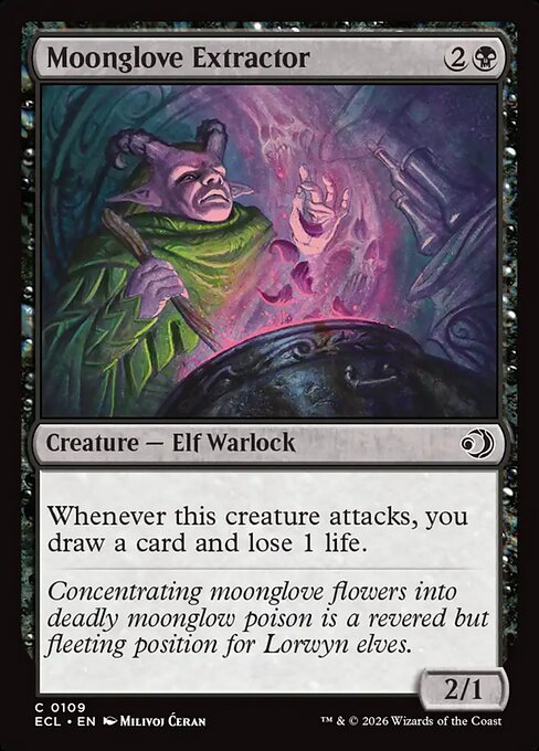 Moonglove Extractor — NM Foil [Lorwyn Eclipsed #109]