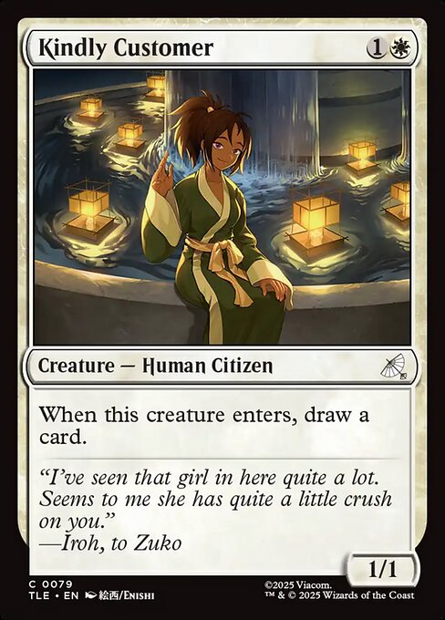 Kindly Customer — NM Foil [Avatar: The Last Airbender Eternal]
