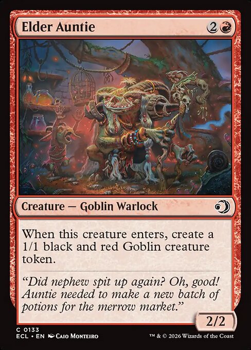 Elder Auntie — NM Foil [Lorwyn Eclipsed #133]