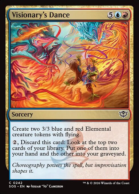 Visionary's Dance — NM Foil [Secrets of Strixhaven]