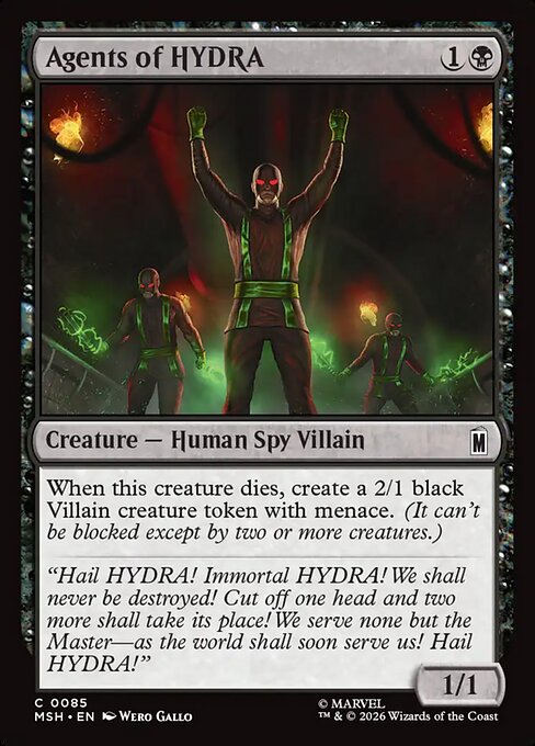 Agents of HYDRA — NM Foil [Marvel Super Heroes]