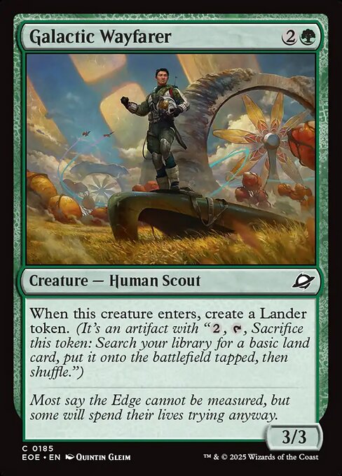 Galactic Wayfarer — NM Foil [Edge of Eternities]