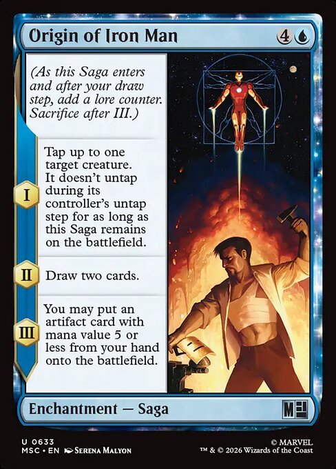 Origin of Iron Man — NM Foil [Marvel Super Heroes Commander]