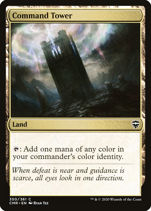 Command Tower — NM Foil [Commander Legends]