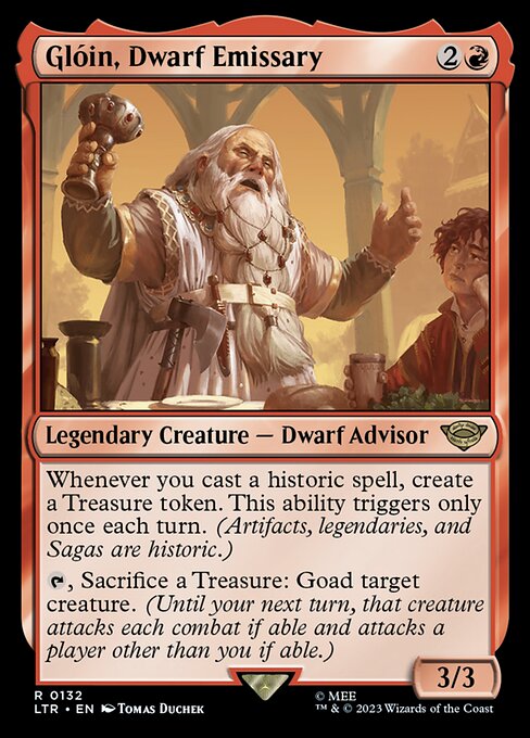 Glóin, Dwarf Emissary — NM [The Lord of the Rings: Tales of Middle-earth]