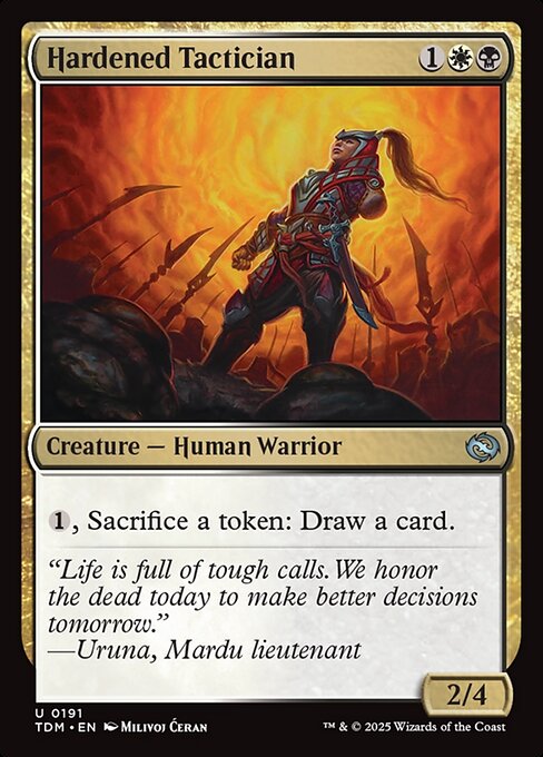 Hardened Tactician — NM Foil [Tarkir: Dragonstorm]