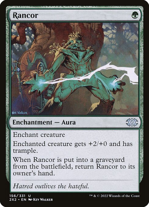 Rancor — NM Foil [Double Masters 2022]