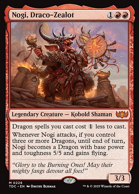 Nogi, Draco-Zealot — NM [Tarkir: Dragonstorm Commander]