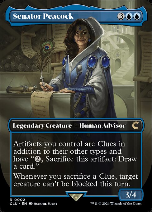 Senator Peacock — NM [Ravnica: Clue Edition]
