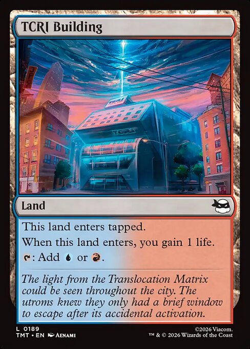 TCRI Building — NM Foil [Teenage Mutant Ninja Turtles]