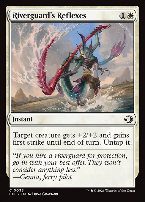 Riverguard's Reflexes — NM Foil [Lorwyn Eclipsed #33]