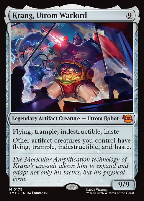 Krang, Utrom Warlord — NM Foil [Teenage Mutant Ninja Turtles]