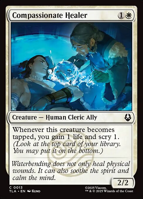 Compassionate Healer — NM Foil [Avatar: The Last Airbender]