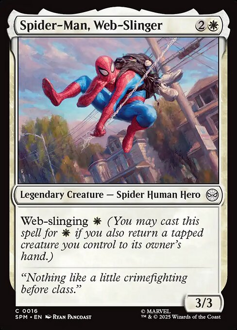 Spider-Man, Web-Slinger — NM Foil [Marvel's Spider-Man]