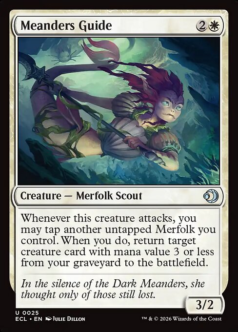 Meanders Guide — NM Foil [Lorwyn Eclipsed #25]