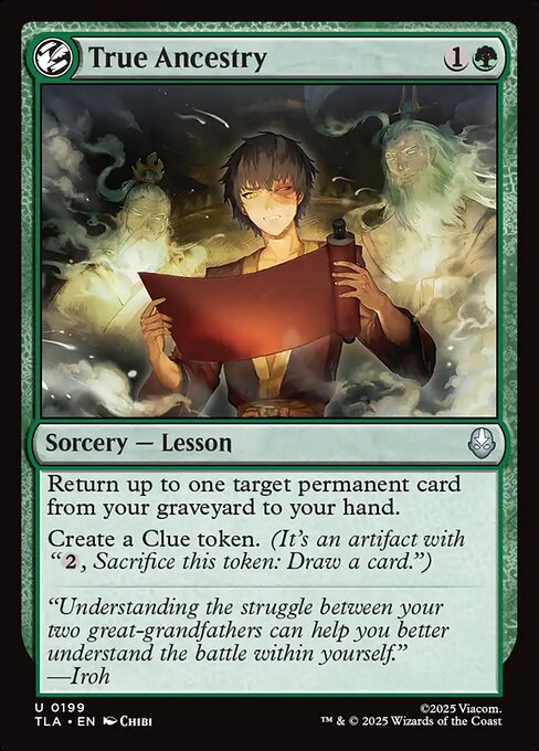 True Ancestry — NM Foil [Avatar: The Last Airbender]