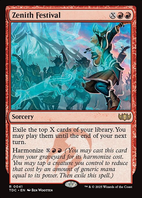 Zenith Festival — NM [Tarkir: Dragonstorm Commander]