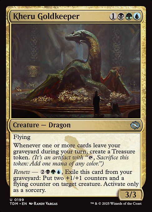 Kheru Goldkeeper — NM Foil [Tarkir: Dragonstorm]