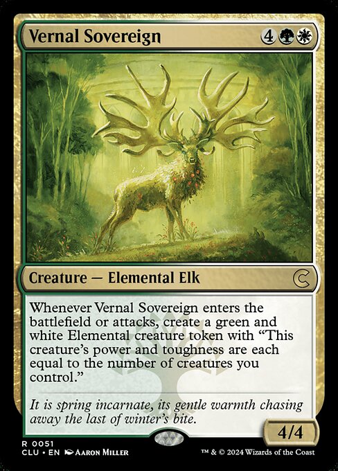 Vernal Sovereign — NM [Ravnica: Clue Edition]