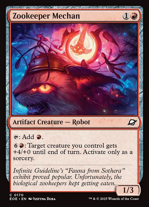 Zookeeper Mechan — NM Foil [Edge of Eternities]
