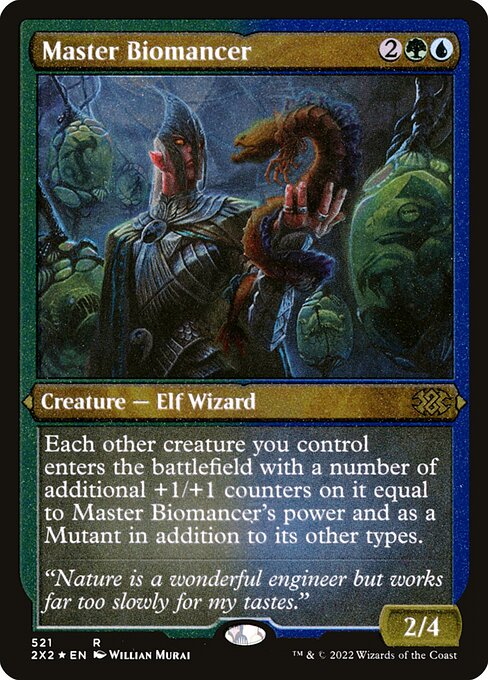 Master Biomancer — NM Etched Foil [Double Masters 2022]