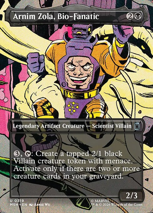 Arnim Zola, Bio-Fanatic — NM Foil [Marvel Super Heroes]