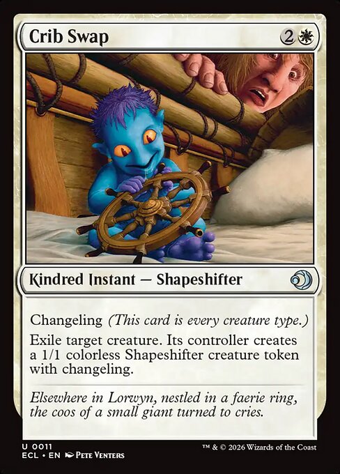 Crib Swap — NM Foil [Lorwyn Eclipsed #11]
