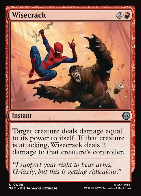 Wisecrack — NM Foil [Marvel's Spider-Man]