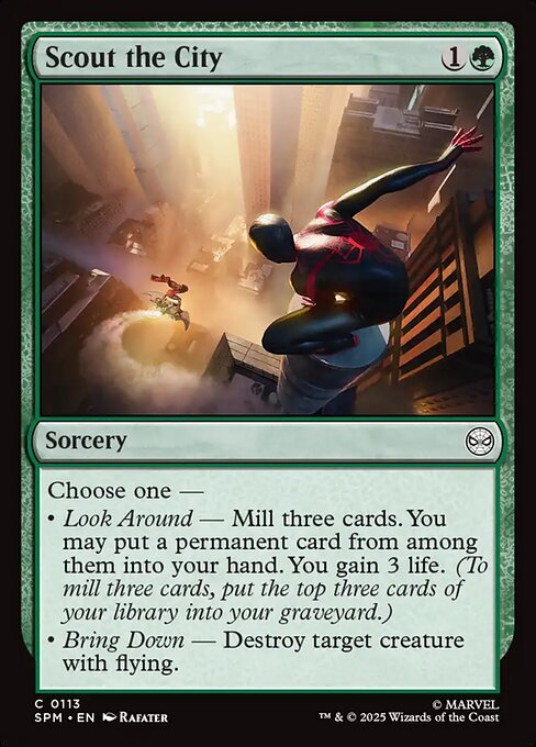 Scout the City — NM Foil [Marvel's Spider-Man]