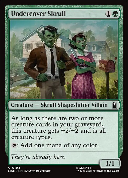 Undercover Skrull — NM Foil [Marvel Super Heroes]