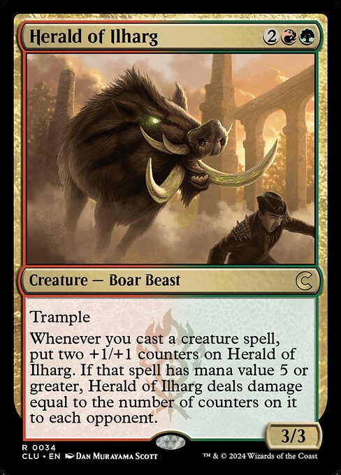 Herald of Ilharg — NM [Ravnica: Clue Edition]