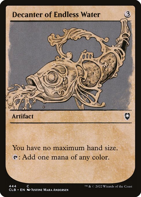 Decanter of Endless Water — NM Foil [Commander Legends: Battle for Baldur's Gate]