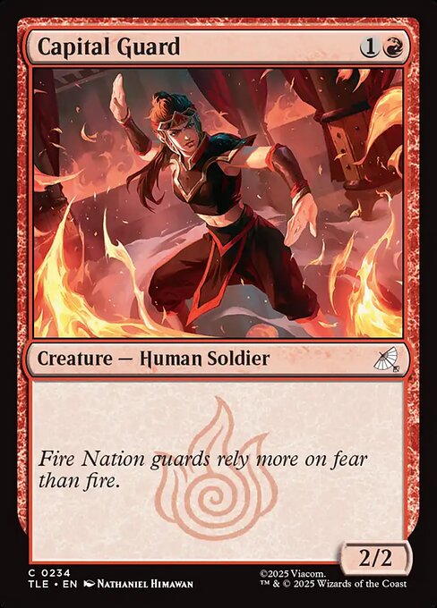 Capital Guard — NM Foil [Avatar: The Last Airbender Eternal]