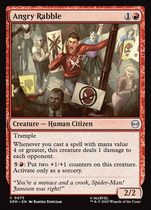 Angry Rabble — NM Foil [Marvel's Spider-Man]