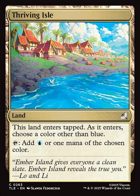 Thriving Isle — NM Foil [Avatar: The Last Airbender Eternal]