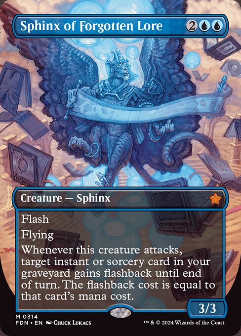Sphinx of Forgotten Lore — NM [Foundations]