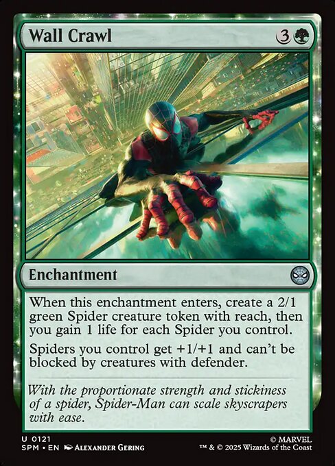 Wall Crawl — NM Foil [Marvel's Spider-Man]