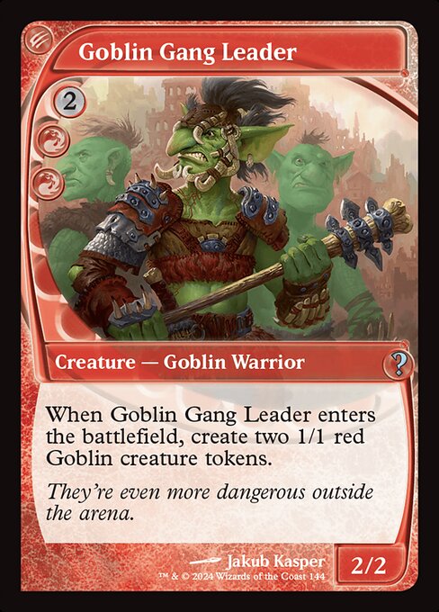 Goblin Gang Leader — NM [Mystery Booster 2]