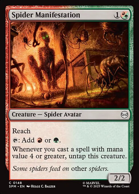 Spider Manifestation — NM Foil [Marvel's Spider-Man]