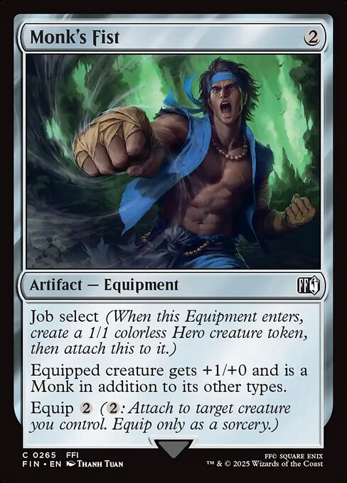 Monk's Fist — NM Foil [Final Fantasy]