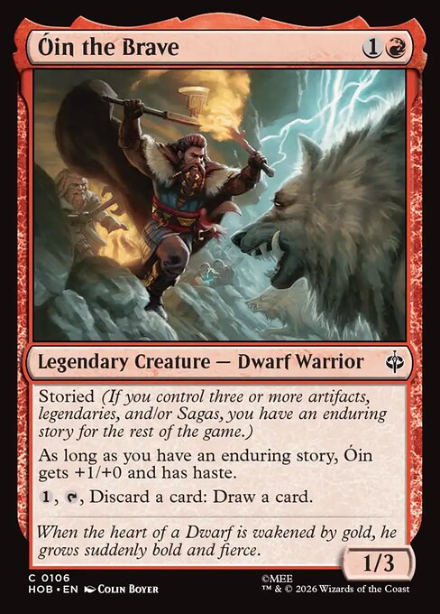 Óin the Brave — NM Foil [The Hobbit]