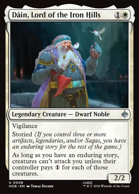 Dáin, Lord of the Iron Hills — NM Foil [The Hobbit]