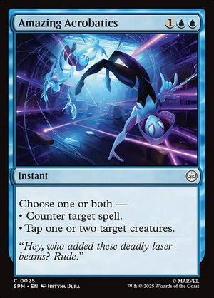 Amazing Acrobatics — NM Foil [Marvel's Spider-Man]